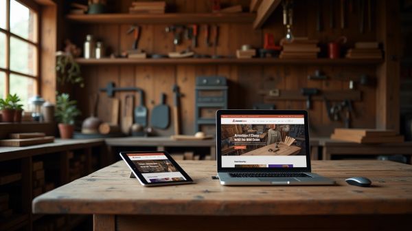 Création de site internet pour charpentier : boostez votre visibilité en ligne